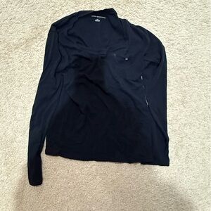 tommy hilfiger long sleeve navy blue